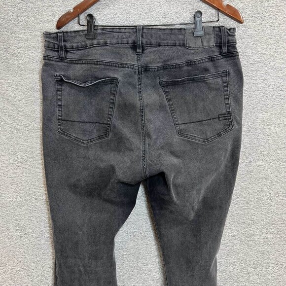 Aeropostale Jeans Womens Size 38 Black Skinny Distressed High Rise Stretch - Picture 7 of 14